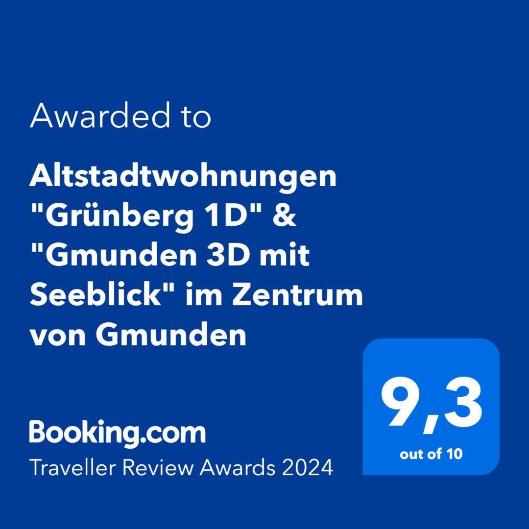 Altstadtwohnungen "Grunberg 1D" & "Gmunden 3D Mit Seeblick" Im Zentrum Von Gmunden Exterior foto